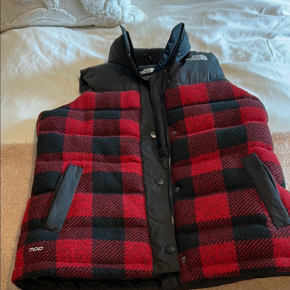 The North Face Women’s Red and Black Plaid Jacket